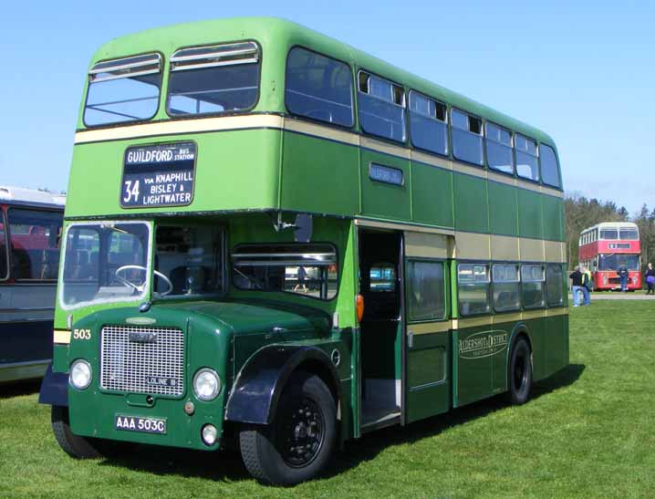 Aldershot & District Dennis Loline Weymann 503